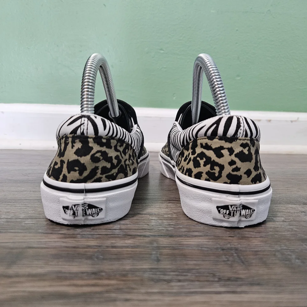 Vans Animal Mix (Cheetah & Zebra) Slip-On‎ Shoes